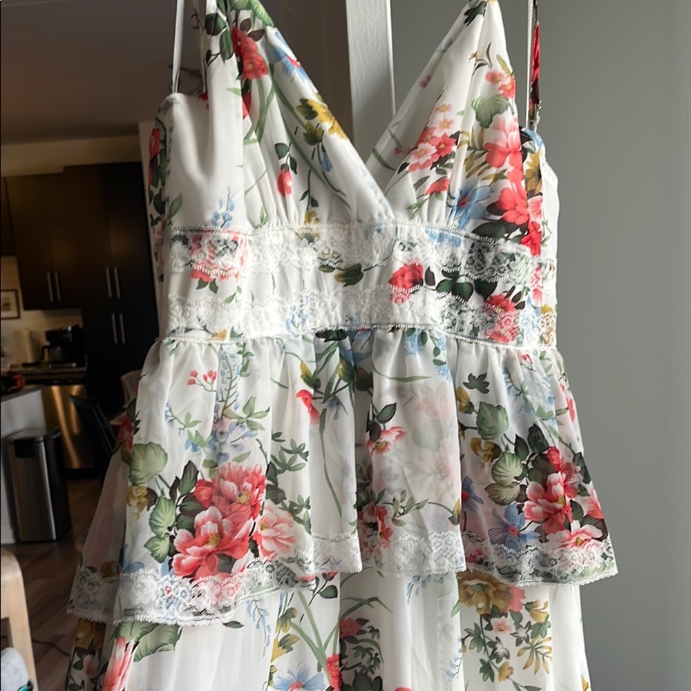 Floral Ruffle Dress